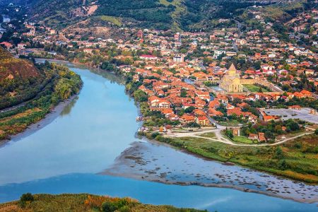 Mtskheta - River Aragvi and Mtkvari